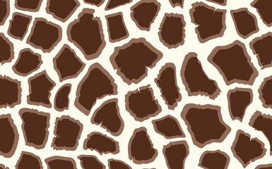 Abstract modern giraffe seamless pattern. Animals trendy background. Colorful decorative vector stock illustration for print, card, postcard, fabric, textile. Modern ornament of stylized skin