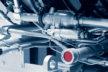 Gas turbine compressor for power generation on the offshore platform of Central oil and gas processing.