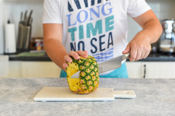 Cooking with ananas