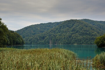 View of Plitvice Lakes in Croatia