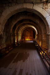 ancient water cistern in lycian town Andriake in Turkey