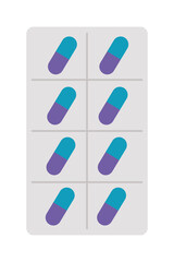 medical capsules blister