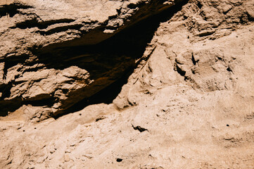 The texture of the sand. Sand quarry. Stylized colors to give an entourage.