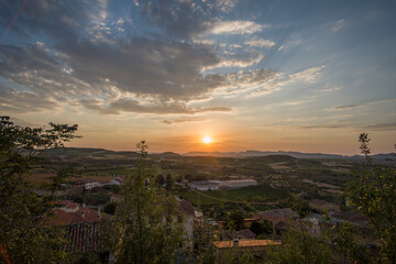 Briones medieval village in  La Rioja Spain