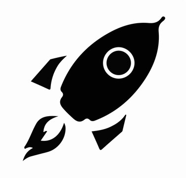 Rocket vector icon