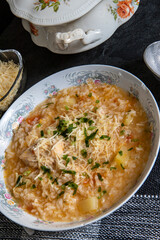 Brazilian cuisine, Chicken soup traditional Brazil dishes