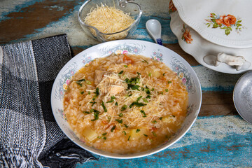 Brazilian cuisine, Chicken soup traditional Brazil dishes
