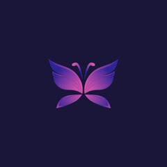 beauty Butterfly logo design inspiration - Vector