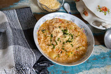 Brazilian cuisine, Chicken soup traditional Brazil dishes