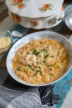 Brazilian cuisine, Chicken soup traditional Brazil dishes