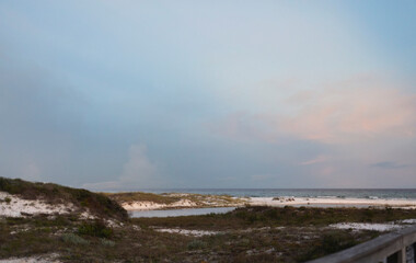 sky above eastern lake
