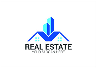 Luxury Creative Real Estate Logo Design Templet. Vector and Illustration. Sign and Symbol.