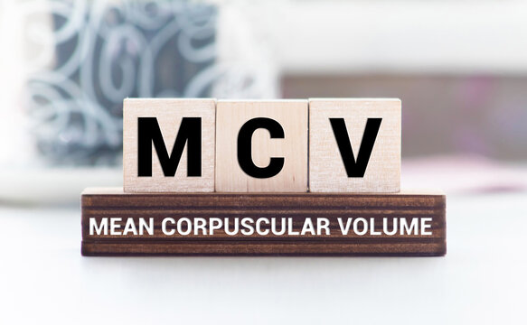 MCV - Mean Corpuscular Volume acronym, concept background