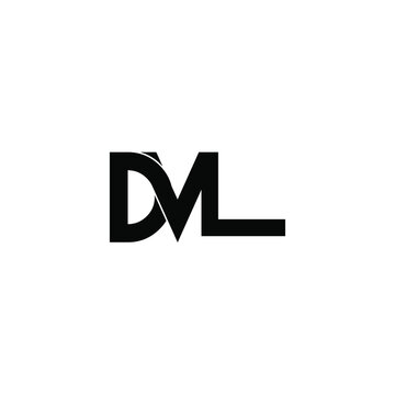 dvl letter original monogram logo design