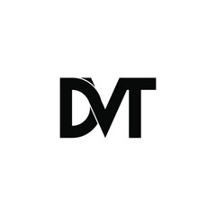 dvt letter original monogram logo design