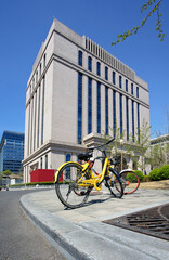 Fototapeta premium City bike sharing