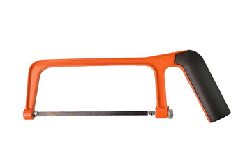 hand hacksaw isolated on a white background