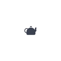 black kettle logo vector icon