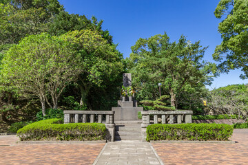 多賀山公園東郷平八郎元帥の墓　鹿児島県鹿児島市