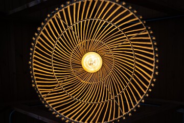 close up of a fan