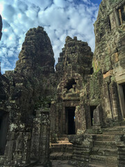 Naklejka premium Bayon Temple, Angkor Ruins, Cambodia