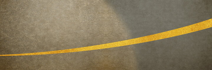 Fototapeta premium yellow lines on asphalt