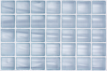Glass block wall seamless background and texture