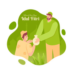 Selamat hari raya Idul Fitri is another language of happy eid mubarak in Indonesian