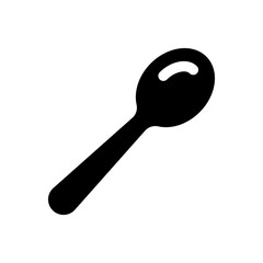 Spoon icon isolated.
