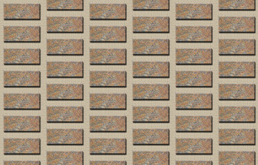 Brick wall background. Seamless pattern imitating brick wall.