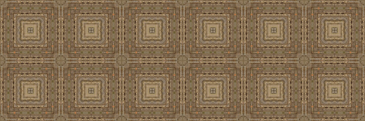 Seamless wood parquet floors. Grunge wooden parquet background with the texture of natural old wooden boards.