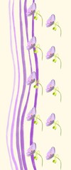 Purple flower wallpaper