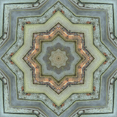 Seamless texture of wood parquet. Decorative background from assorted old rough embossed wooden planks.