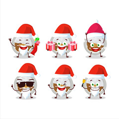 Santa Claus emoticons with coco ichibanya curry cartoon character