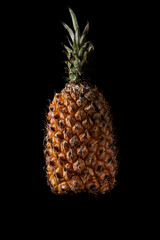 pineapple on black