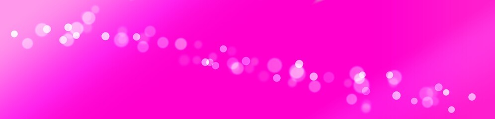 Pink bokeh panorama with a lovely light.