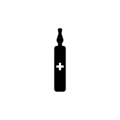 Ampoule and cross icon. Medical sign eps ten