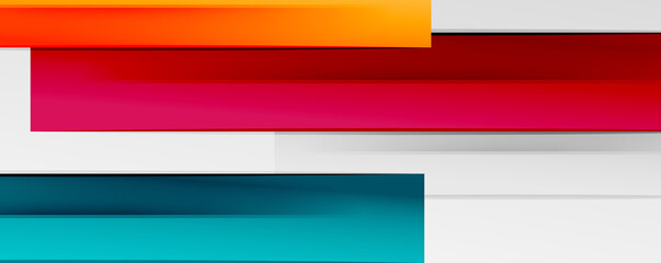 Color abstract lines trendy geometric background for business or technology presentation, internet poster or web brochure cover, wallpaper