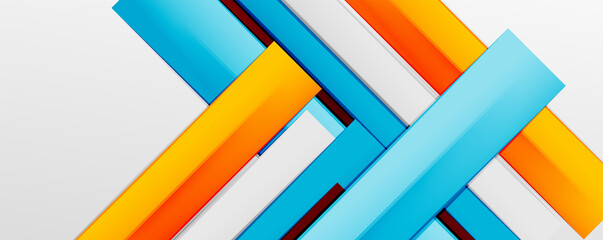 Multicolored lines background. Design template for business or technology presentations, internet posters or web brochure covers