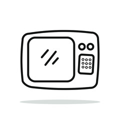 microwave icon. microwave vector design
