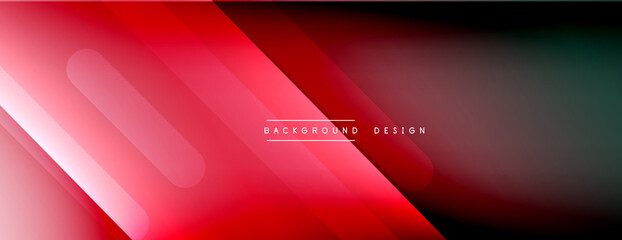 Dynamic lines abstract background. 3D shadow effects and fluid gradients. Modern overlapping forms