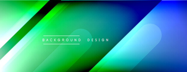 Dynamic lines abstract background. 3D shadow effects and fluid gradients. Modern overlapping forms