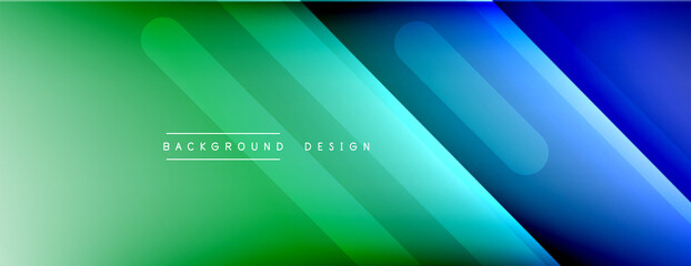 Dynamic lines abstract background. 3D shadow effects and fluid gradients. Modern overlapping forms