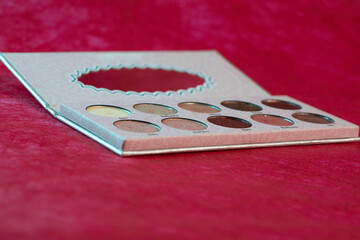 palette of eyeshadow