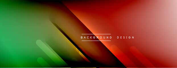 Dynamic lines abstract background. 3D shadow effects and fluid gradients. Modern overlapping forms