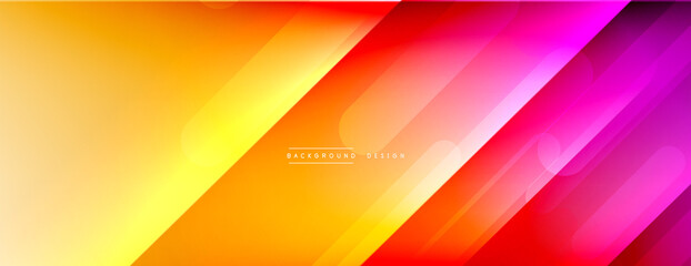 Dynamic lines abstract background. 3D shadow effects and fluid gradients. Modern overlapping forms