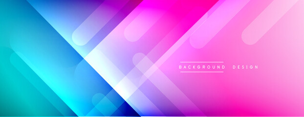 Dynamic lines abstract background. 3D shadow effects and fluid gradients. Modern overlapping forms