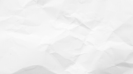 White Paper Texture background. Crumpled white paper abstract shape background with space paper recycle for text