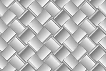 Light gray geometric seamless pattern for wallpapers, textile, fabric, wrapping paper, backgrounds. Graphic effect of volume. Illustration in the engraving style. template.