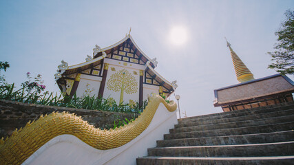 Fototapeta premium Beautiful temple in thailand.